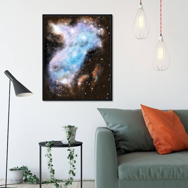 Winter Wonderland Galaxy Art Print for wholesale by Fandemonium Design