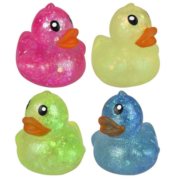 2.25" Squeezy Sugar Ducky LLB Squishy Toys for wholesale by La Luna Bella - Toys