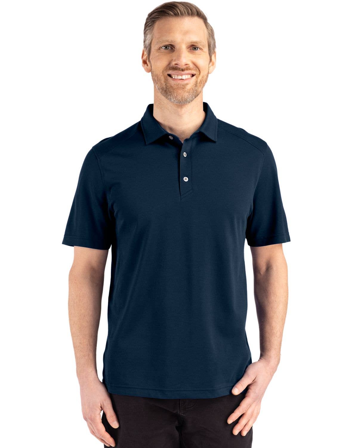 Cutter & Buck - Wholesale Polo - Men's - Cutter & Buck Advantage Refresh Mens Tri-Blend Pique Polo16