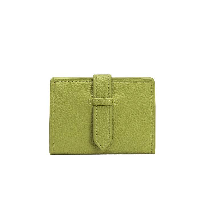 Melie Bianco - Wholesale Wallet - Women's - Pria Pistachio Vegan Leather Wallet