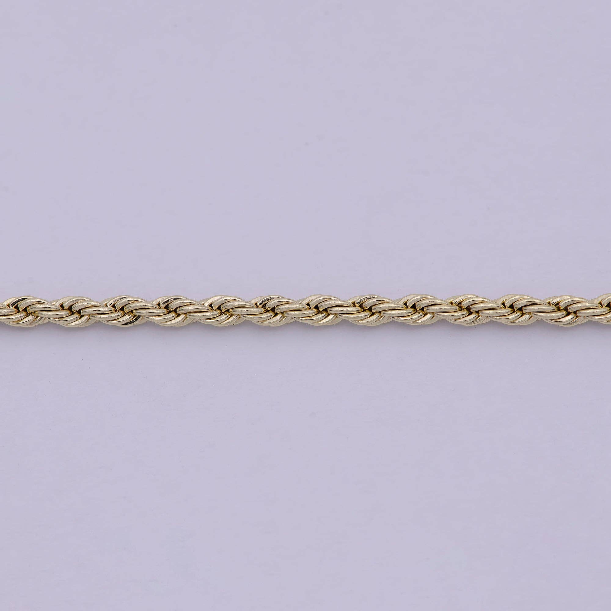 Aim Eternal – Engroshandel Led/kæde halskæde – Twisted reb kæde halskæde - 14K guld fyldt halskæde kæde - 20 tommer reb halskæde m/hummer hægter WA-5262