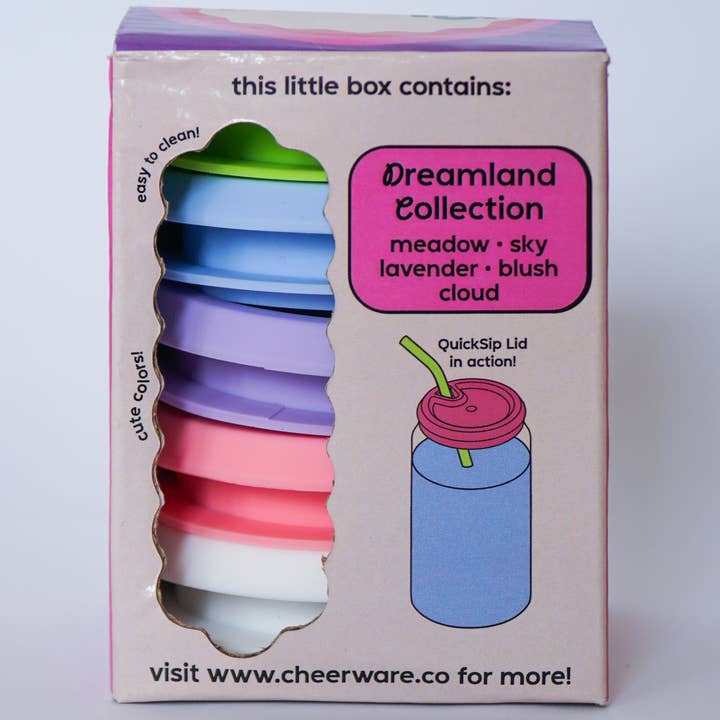 Cheerware – Tampas de bebidas por atacado – Tampa QuickSip | Tampa Reutilizável Fofa para Copos de Lata12