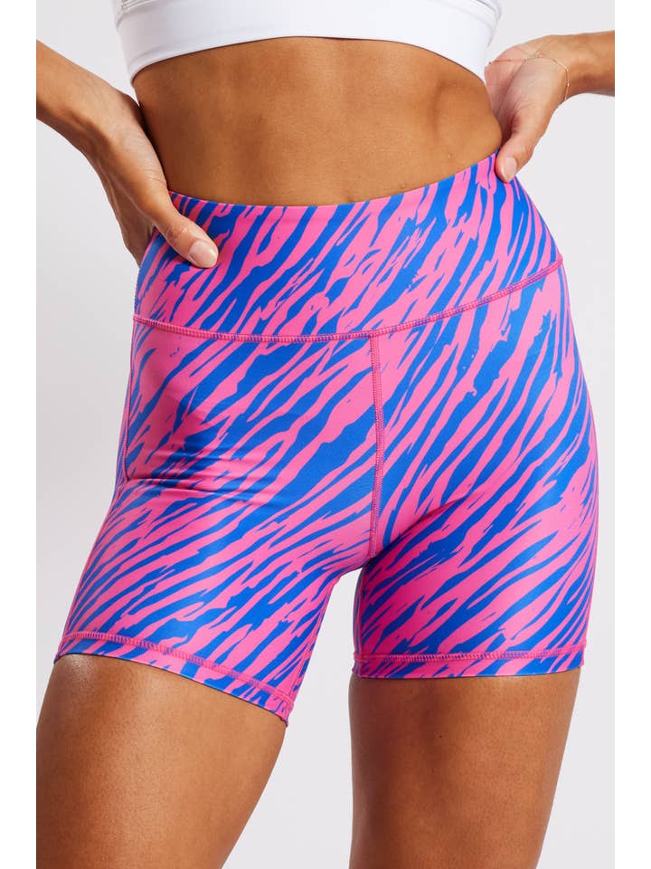VOXY - Wholesale Athletic Shorts - Women's - Zesty Zebra 5"