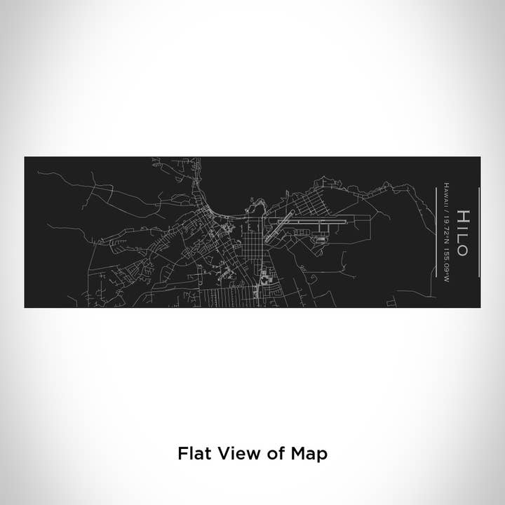 JACE.design - Wholesale Insulated Mug/Tumbler - Hilo HI Map Insulated Cup in Matte Black1