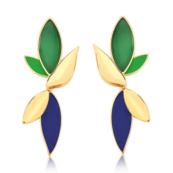 Leaves Earring for wholesale by Carla Dieterich