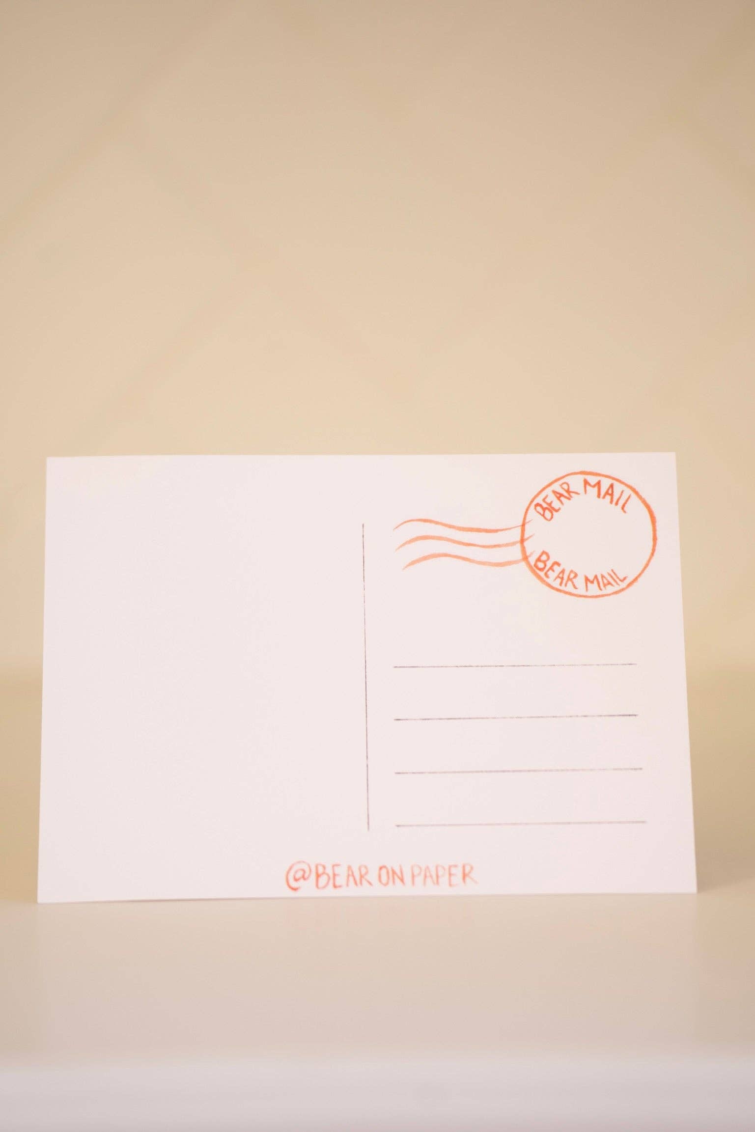 Bear on Paper - Wholesale Postcard - Seafood Lunch Postcard1