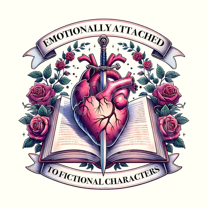 Emotionally Attached to Fictional Characters Magnet – 2"x2" for wholesale by Furever Framed