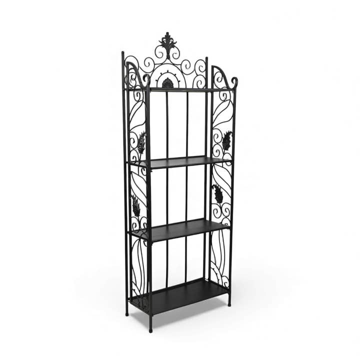 Sanno 4 Tier Metal Folding Shelf for wholesale by Cheungs Home Decor