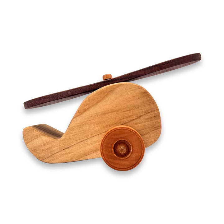 Wooden Helicopter for wholesale by Farmhouse Friends