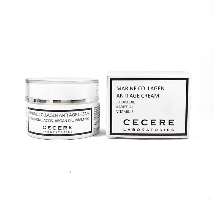 Cecere Monaco (Cecere Laboratories - Cecere Group)) - Vendita all'ingrosso Creme idratanti antietà - Crema al collagene marino Acido ialuronico Olio di Argan Vitamina C