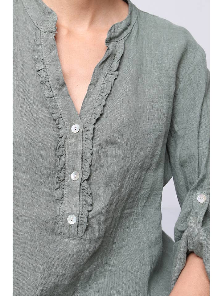 LÉA & LUC – wholesale Blouse – Women’s – 100% Linen Blouse REF. 664959