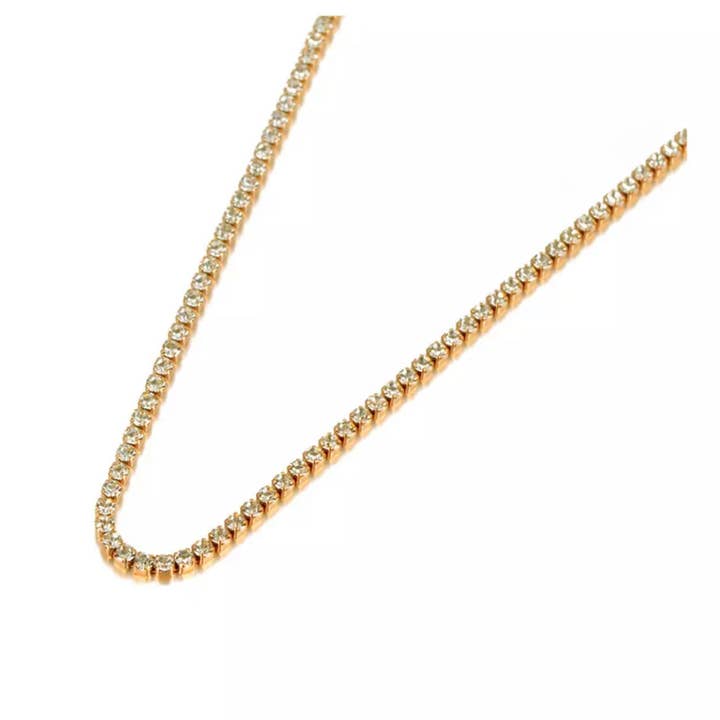 Ella Crystal Tennis Necklace for wholesale by Kismet Showroom