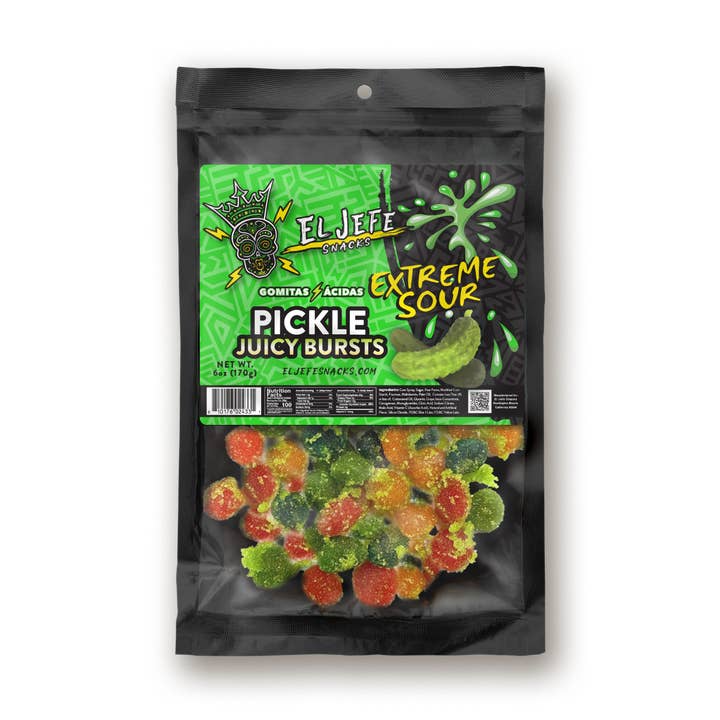 El Jefe - Extreme Sour Pickle Juicy Bursts for wholesale by J&K Distributors