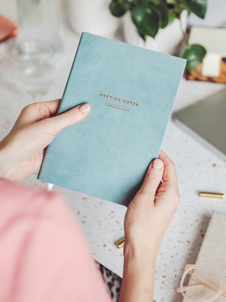 Meeting Notebook by Ponderlily for wholesale by Ponderlily Paper & Planners