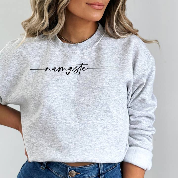 Sweatshirt Namaste, Sweatshirt Yoga, Sweatshirt Savasana pour la vente par Custom T Story
