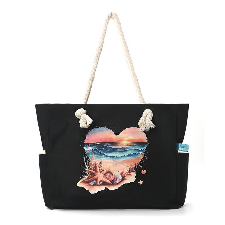 EmberLoom - Wholesale Tote Bag - Women's - Ocean-Inspired Tote Bag with Motivational Quote2