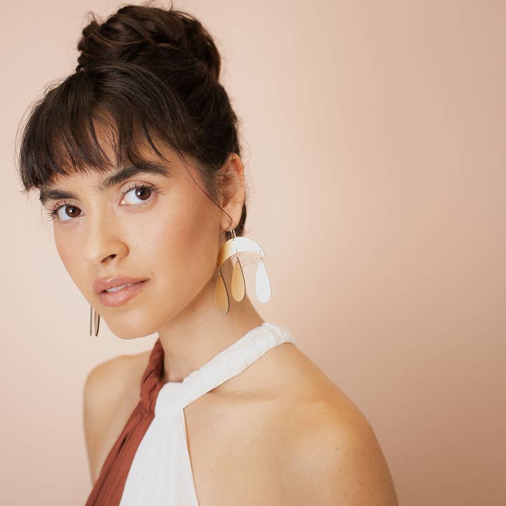 Boucles d'oreilles lune pour la vente par Zass