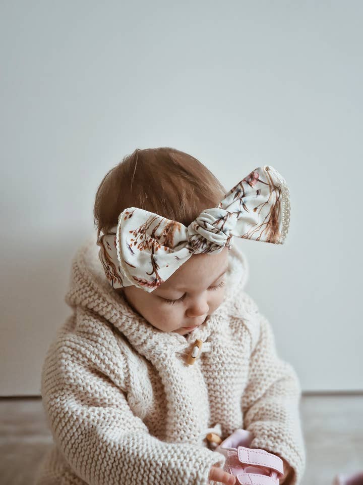 Diadema bohemio anudada con encaje para venta al por mayor de Petiteaude