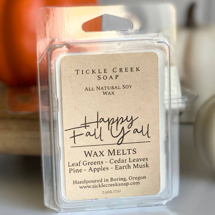 Tickle Creek Soap - Vendita all'ingrosso Cialde di cera - Cera di soia resistente per l'autunno/le vacanze, da 2,5 once2