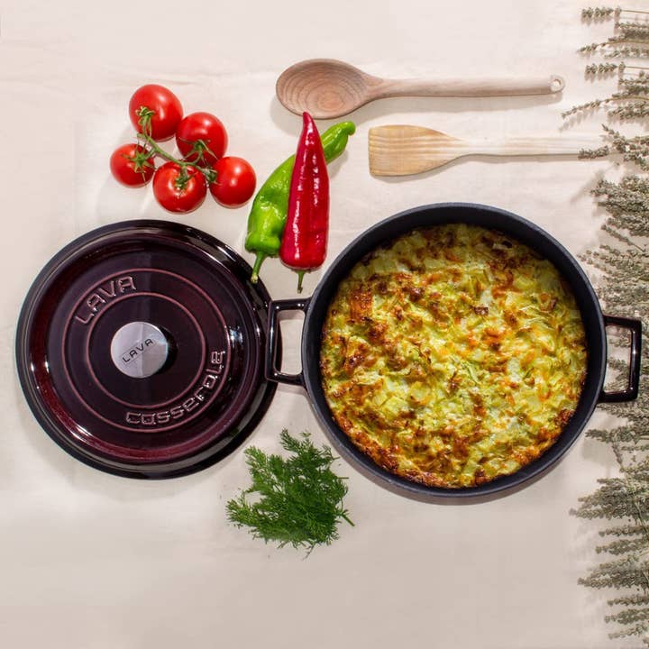 Biggbrands - Wholesale Cooking Pot - LAVA Premium Round Cast Iron Dutch Oven (20 cm/24 cm)2