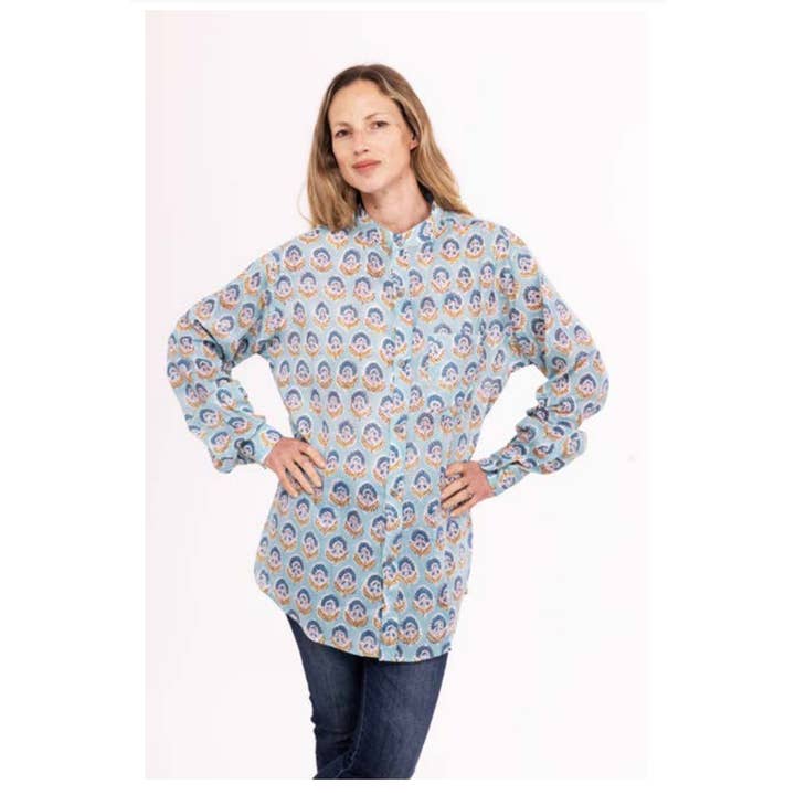 Akbar Hemd (Unisex) - Reine Baumwolle -SS25 für den Großhandel von Paisley & Pomegranate