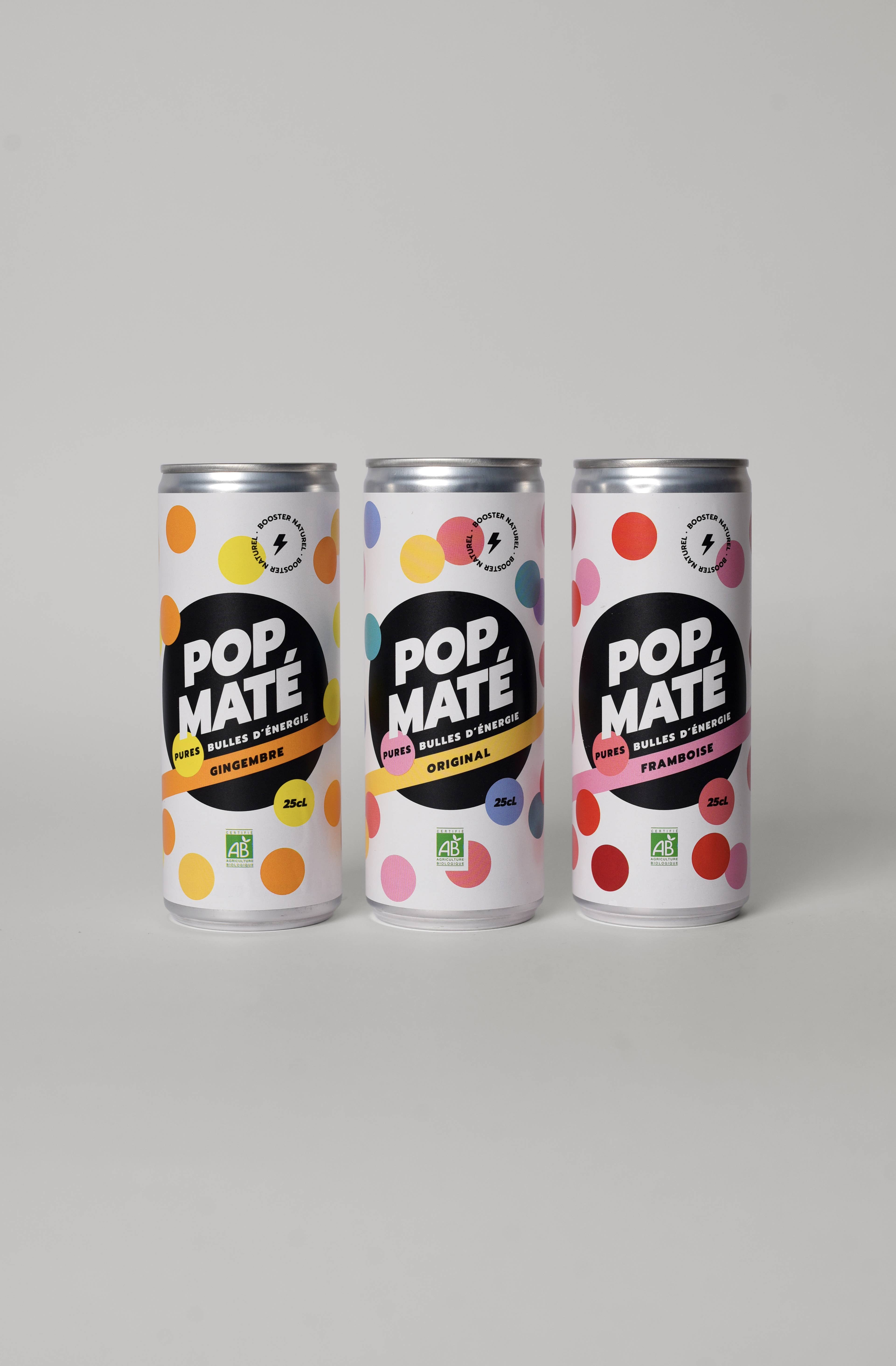 POP Maté - Vendita all'ingrosso Bevande isotoniche/energetiche - Mate biologico frizzante in lattina da 25 cl4