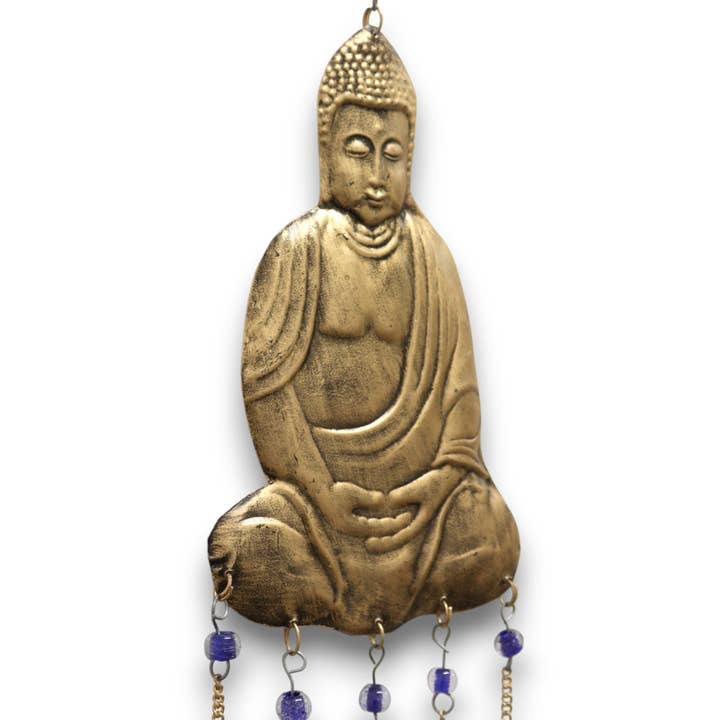AWGifts Europe - Wholesale Wind Chime - Indian Chimes - Lrg Buddha 5 Bell Chimes1