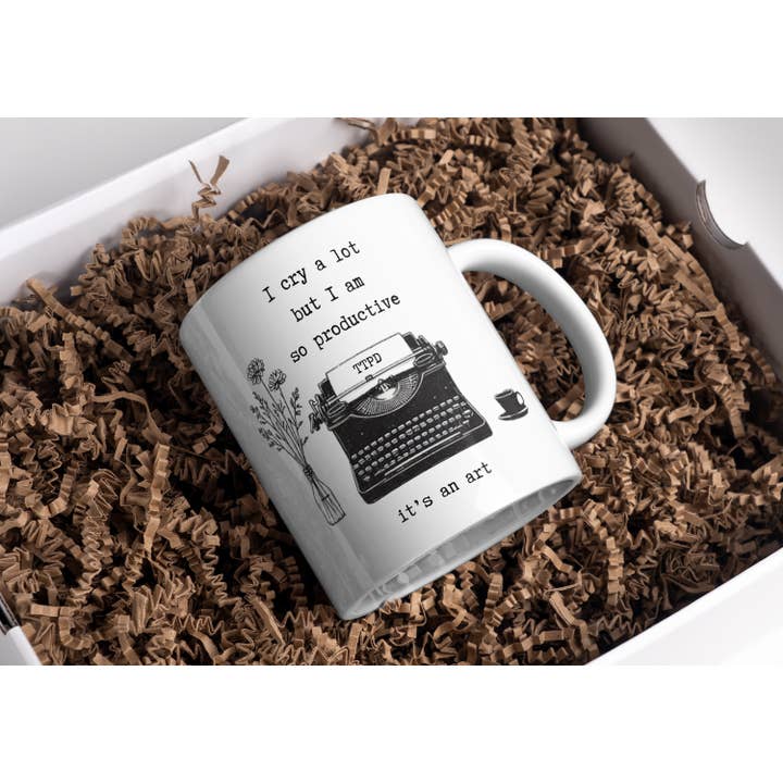 NVC Ecommerce LLC - Wholesale Coffee Mug - I Cry A Lot But I Am So Productive It's An Art Mug, TTPD Mug