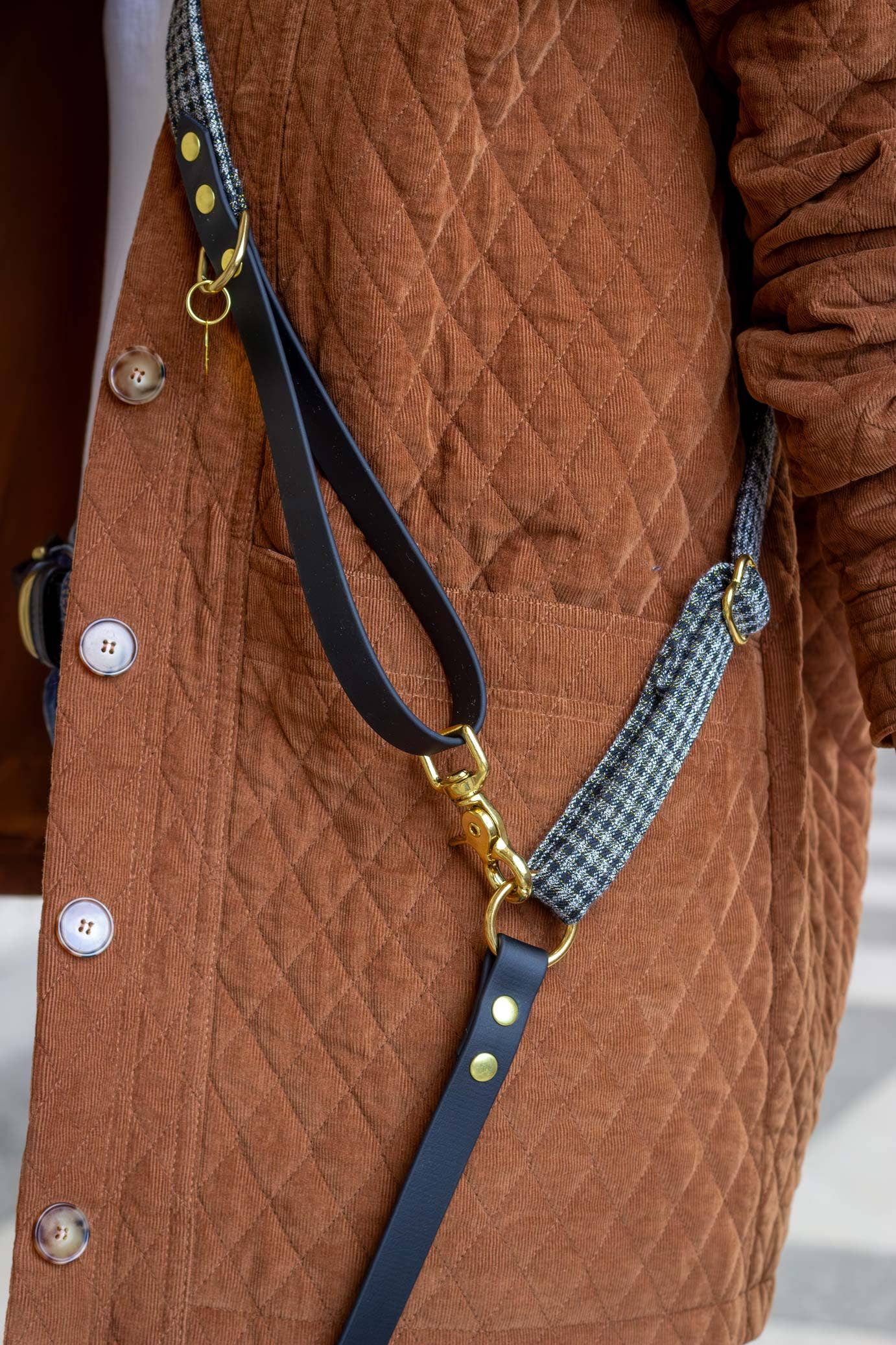 Atelier Markiz - Wholesale Pet Leash - Dog - Cambon handsfree leash1