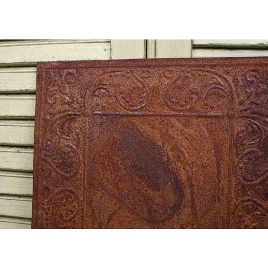 Factory Direct Craft - Vente Matériels de bricolage - Carreau de plafond en étain rouillé de style vintage de 8 pouces2