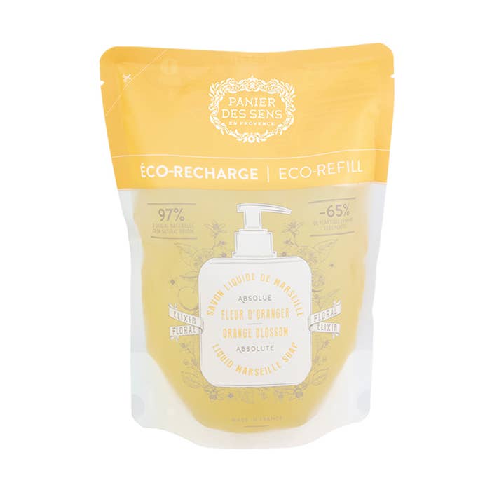 Panier Des Sens - Wholesale Hand Soap/Wash - Eco-Refill Liquid Soap 500ml | Orange Blossom0