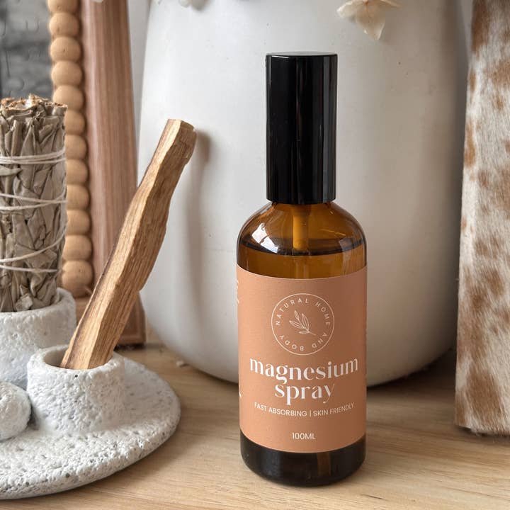 Magnesium Oil Spray - Adults (100ml Glass Bottle) for wholesale by Natural Home and Body