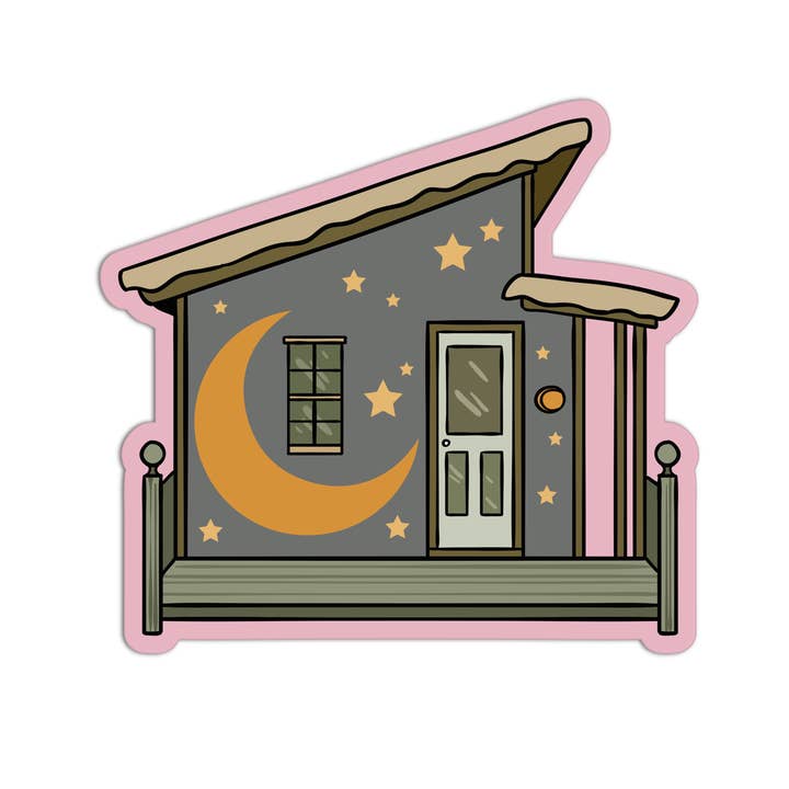 Moonbeam Porch Salem Massachusetts Aufkleber für den Großhandel von Girls Printing House