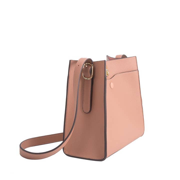Melie Bianco - Wholesale Tote Bag - Unisex - Celina Medium Vegan Tote Bag in Rose