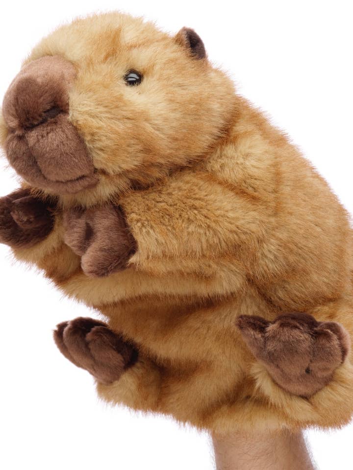 Handdocka Kapybara - 27 cm (längd) - Gosedjur/plyschdjur för wholesale av Uni Toys