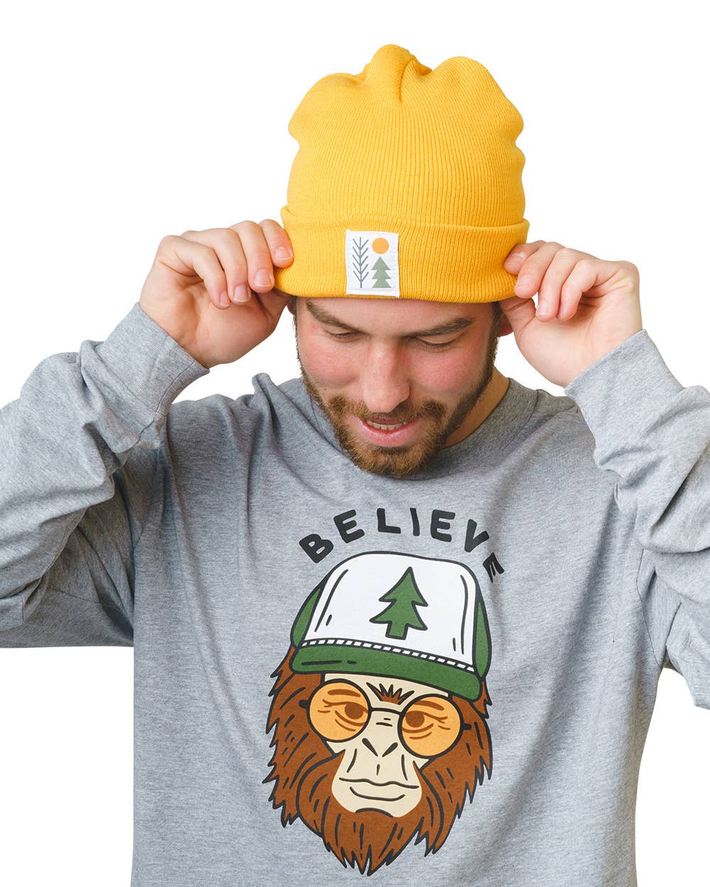 Keep Nature Wild - Wholesale Beanie - Uniseks - Evergreen Muts met manchetten | Goud2