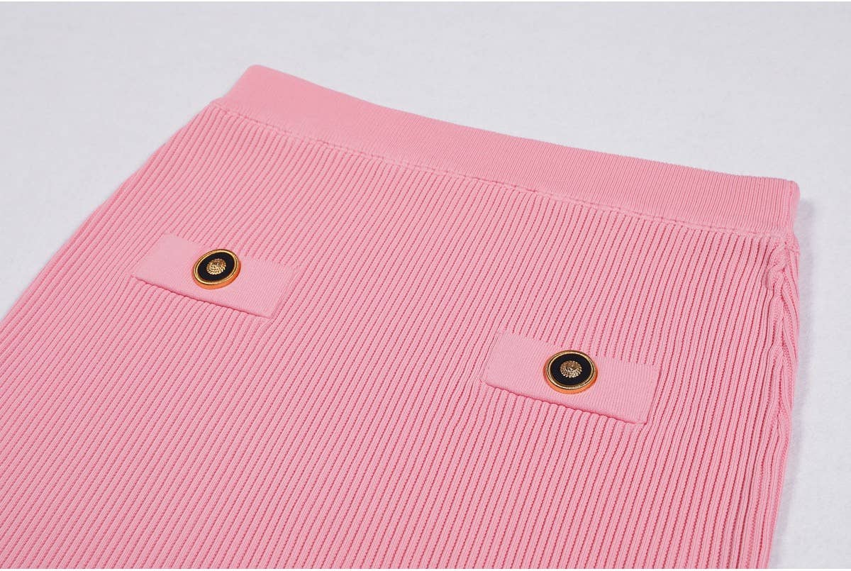 Productseeker - Wholesale Top & Skirt Set - Women's - SET218Y Spring Autumn Knit Cardigan Sweater with Skirt Set19