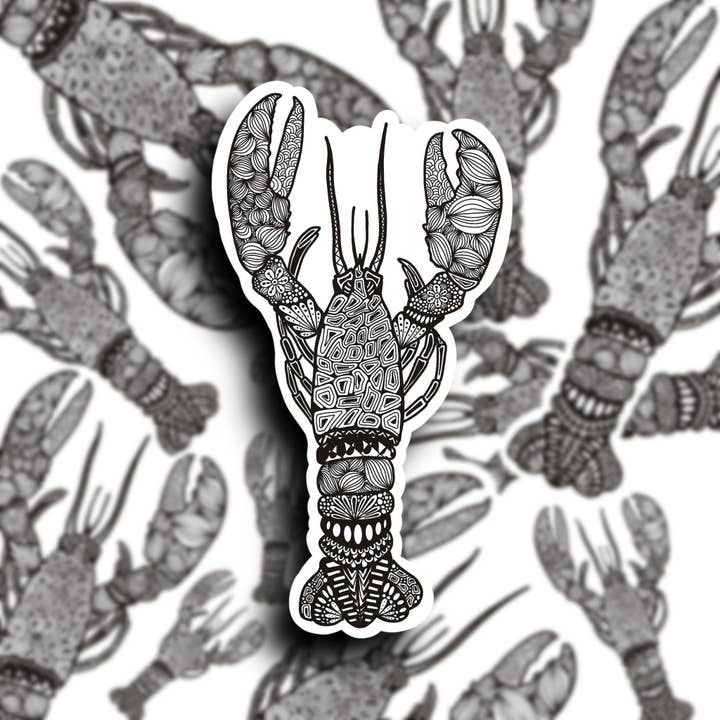 Lobster Zentangle for wholesale by kbs design space