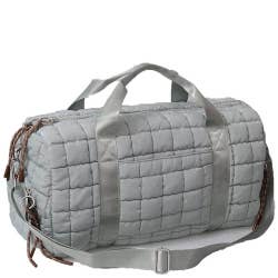 M&M HANDBAGS, LLC. - Wholesale Weekender Bag - Women's - QP774 Nylon Puffy Quilted Duffle Bag3