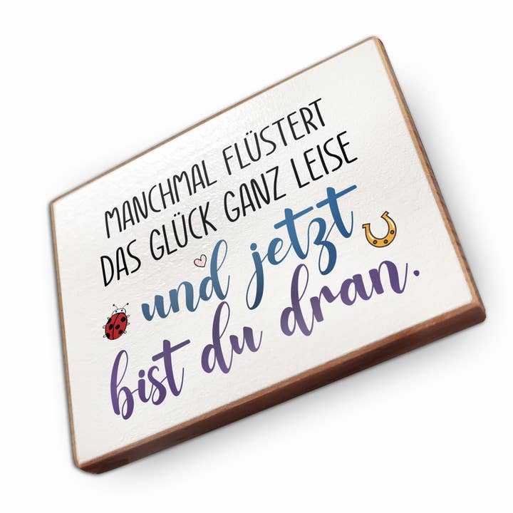 Beech Wood Fridge Magnet - Sometimes the Forest Whispers for wholesale by wammi