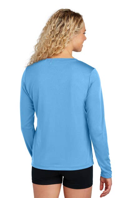 Forever11 – Engroshandel Sportstop – til kvinder – Sport-Tek Dame Langærmet PosiCharge Competitor V-hals15