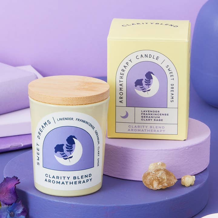 Vela de aromaterapia Sweet Dreams para venta al por mayor de Clarity Blend Aromatherapy