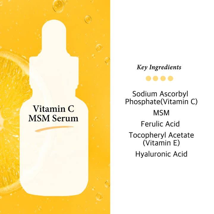 Andbeaut – wholesale Facial serum/concentrate – Cos De BAHA Vitamin C Facial Serum with MSM (30ml)