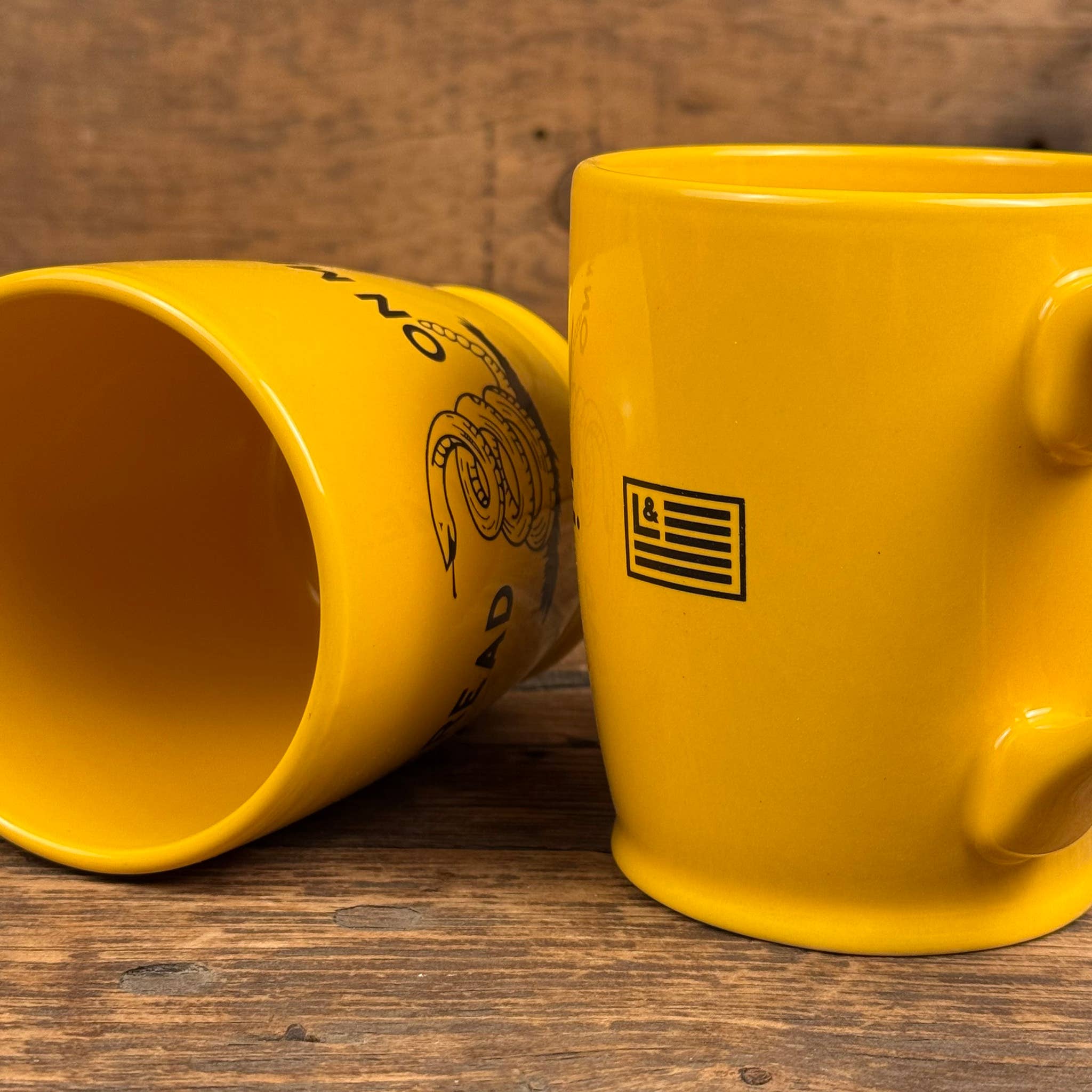 Liberty & Co. - Wholesale Coffee Mug - Don't Tread On Me – Gadsden Ceramic Mug8