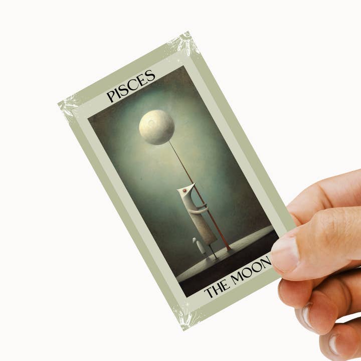 Zodiac Tarot Cards Sticker Sheets for wholesale by Amaryllis Park