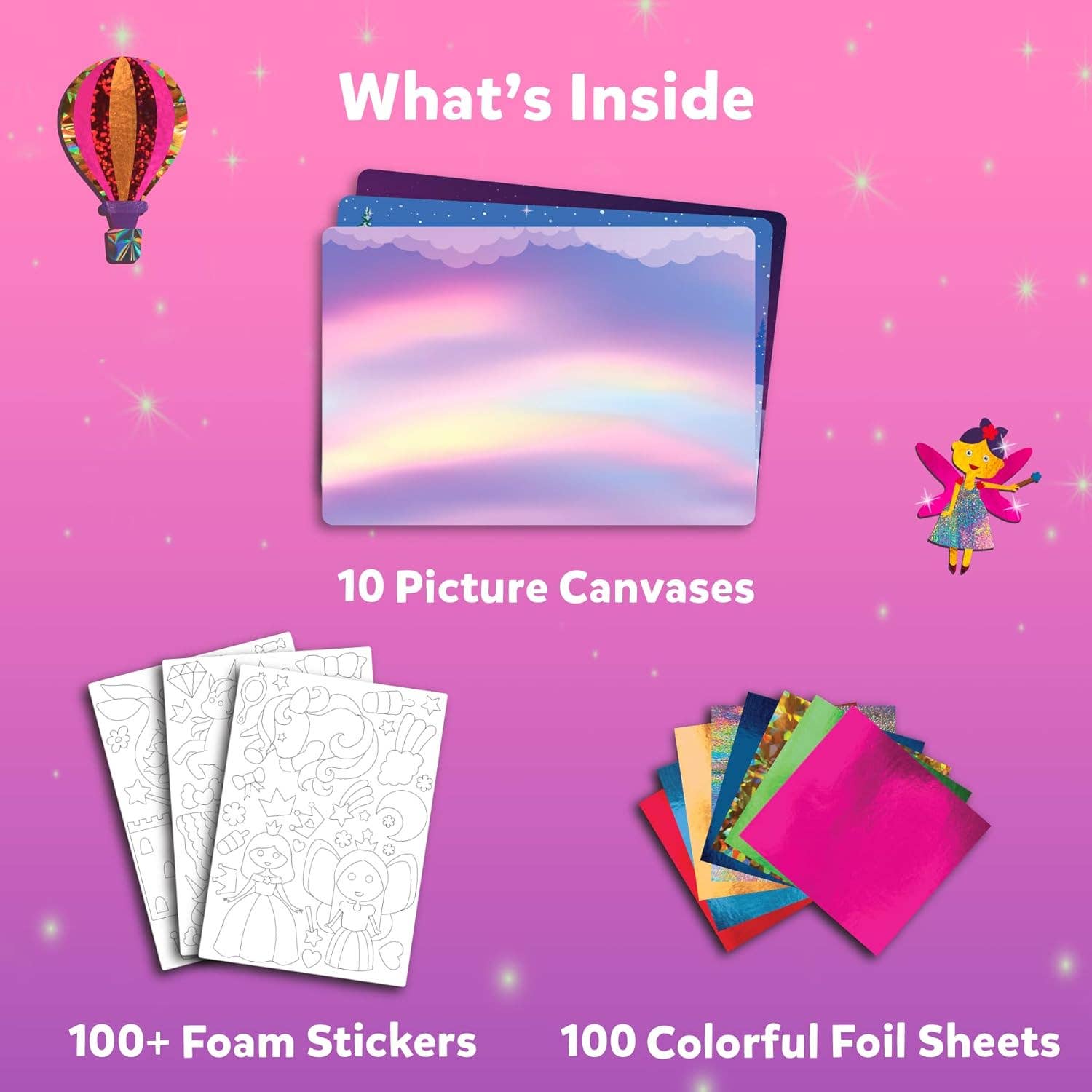 Skillmatics - Wholesale Art Set - Kids & Baby - Skillmatics - Foil Fun - Unicorn and Princess Craft Kits3
