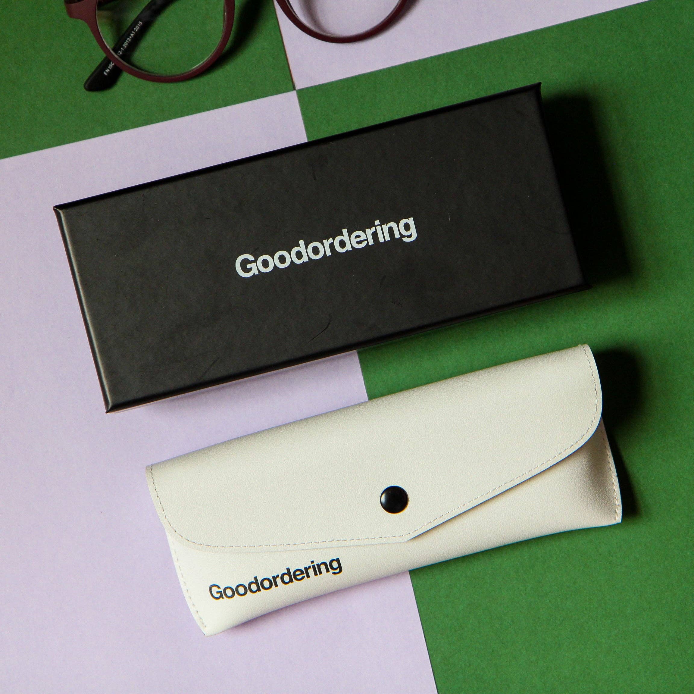 Goodordering - Wholesale Eyeglasses - Women's - Maroon magnetic glasses & sunglasses in one9