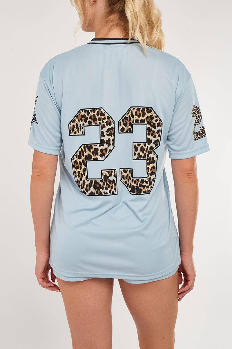 AX Labels - Wholesale Top & Short Set (NOT Loungewear) - Women's - Leopard Print 23 T-Shirt With Shorts Co-ord24