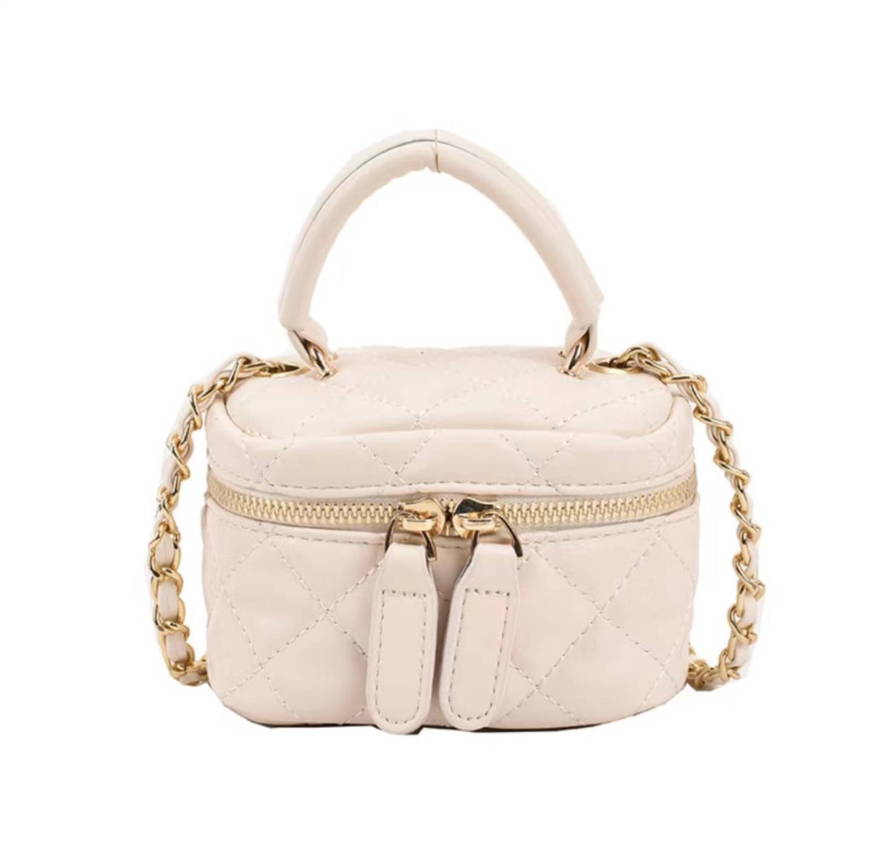 Mavi Bandz - Wholesale Crossbody Bag - Kids - Mini Designer Inspired Quilted Bucket Purse Tote Trio Bag3