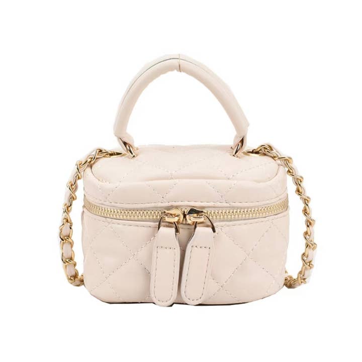 Mavi Bandz - Wholesale Crossbody Bag - Kids - Mini Designer Inspired Quilted Bucket Purse Tote Trio Bag3